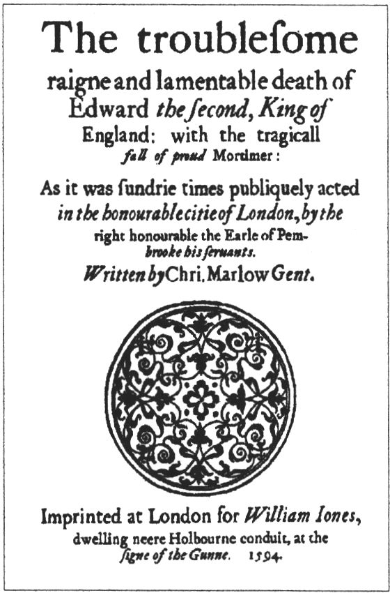 Трагедия Марло «Эдуард II» 1594 г.