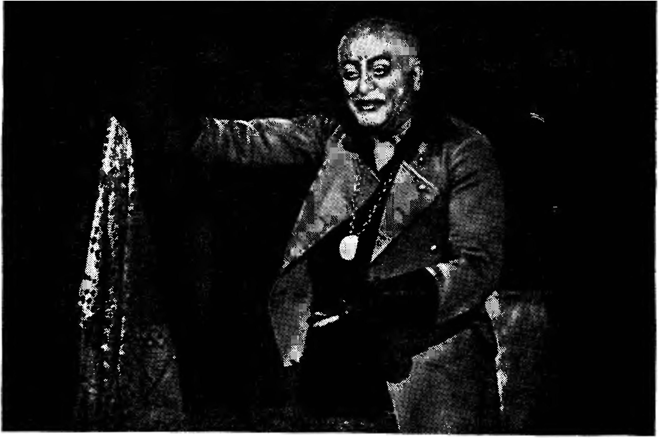 «Ричард III» в Тбилисском театре им. Ш. Руставели, 1979 г. Постановка Р. Стуруа, художник М. Швелидзе. В роли Ричарда III — Р. Чхиквадзе