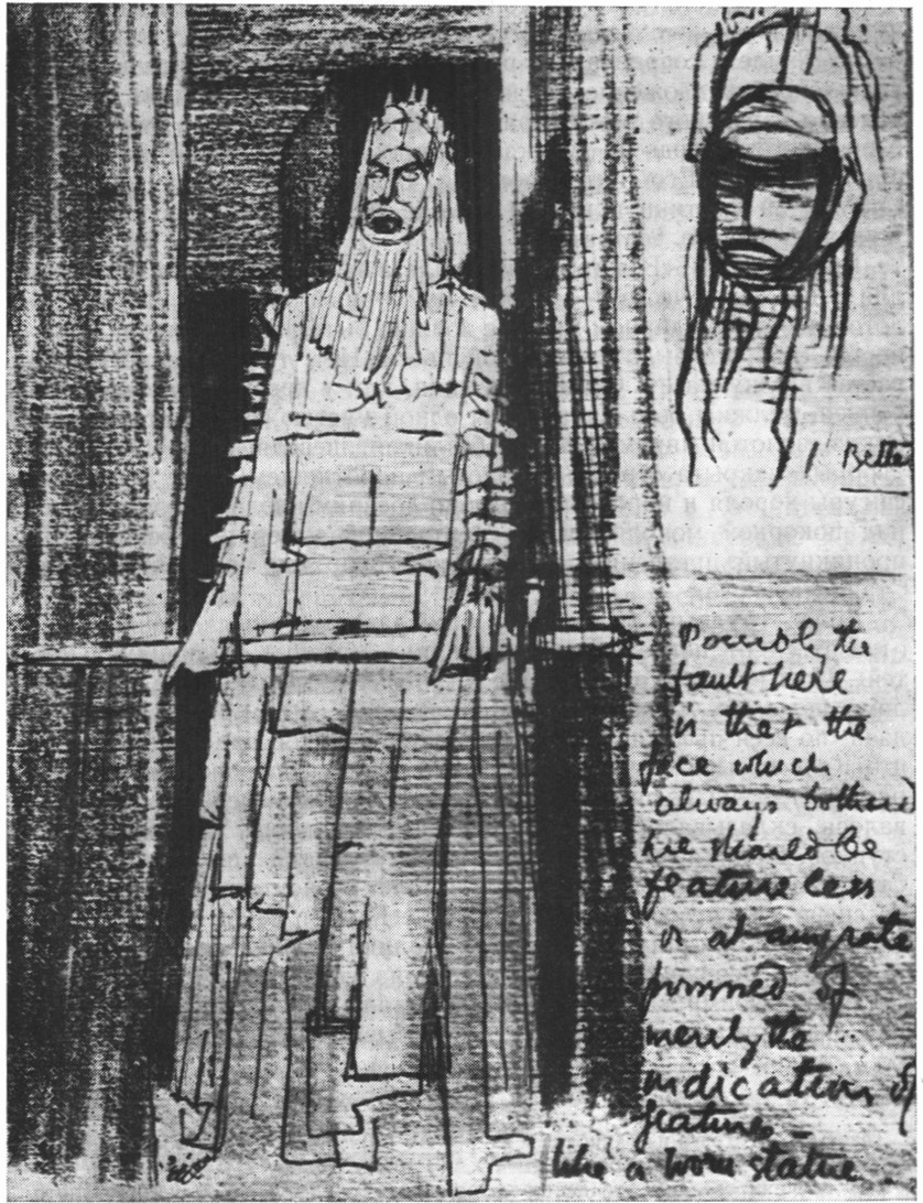 «Гамлет». Дух (Тень отца Гамлета), 1910 «Гамлет». Дух (Тень отца Гамлета), 1910
