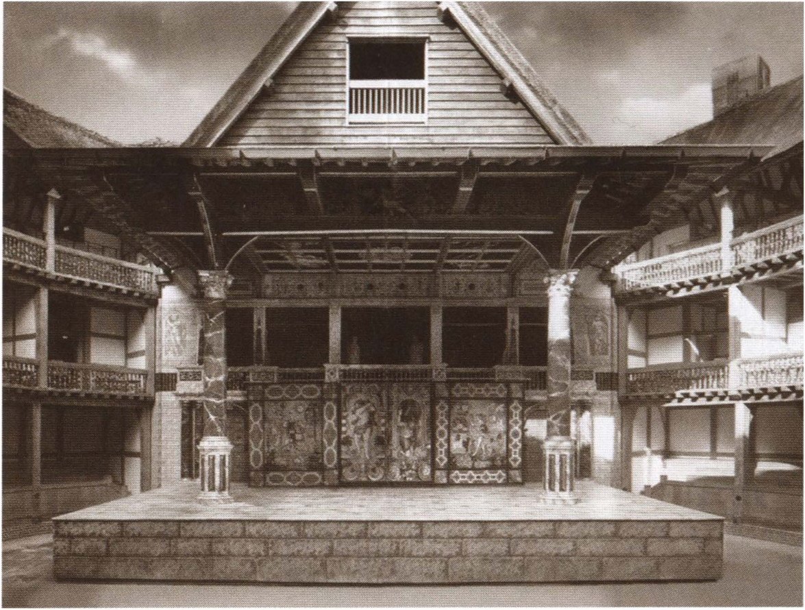 Театр «Глобус» — современная реконструкция, выстроенная почти на том же месте, где стоял шекспировский театр